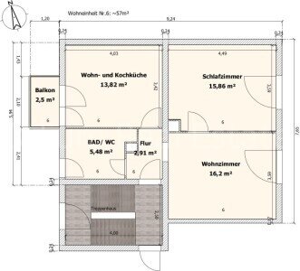 liebevoll renovierte Wohnung mit toller Wohnküche