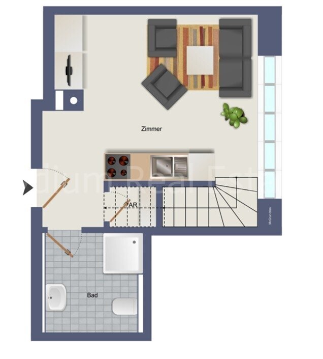 Charmante Maisonette-Wohnung in historischem Gebäude in Eppelheim