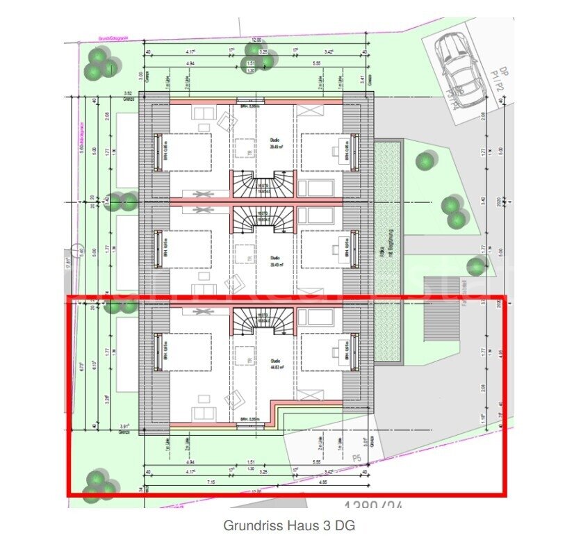 Grundriss Haus 3 DG Grundriss Haus 3 DG